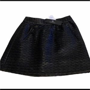 BR Banana Republic Pleather Mini Skirt NWT, size 0